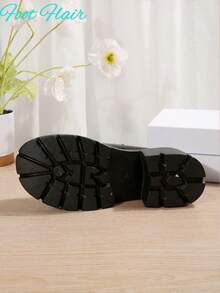 Foot Flair Women Mary Jane Platform Thick Block Heel Work, Wedding, Ankle Strap Y2K Goth Lolita Oxford Comfortable School Uniform Dress Shoes, Size Runs Small - Order One Size Up