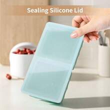 Silicone Freezer Tray For Soup Ice Cubes: 2 - Cup Freezing Tray With Lid For Meal Prep - 2Pack Silicon Soup Portion Freeze Trays Make Stock Souped Ice Cube - Nước - Xem 5