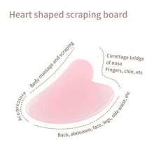 2pcs/Set Pink Gua Sha Massage Tool, Full Body Meridian Gua Sha Massage Roller, Facial Beauty Lifting Massage Device,Beauty,Skin Care Products,Spa,Self Care,Skin Care Tools,Face Care,Esthetician Supplies,Massage,Face Massage Tool,Face Roller