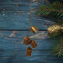 4pcs/Set Vintage Metal Cow Bell Decor, Suitable For Living Room, Entrance, Fence Decoration Home Decor Christmas Decorations Room Decor Christmas Winter