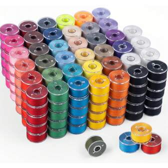 20pcs/50pcs/100pcs Pre-Wound Sewing Machine Bobbins, Sewing Machine Bobbin Thread, Simple Mini Sewing Bobbin, Random Color