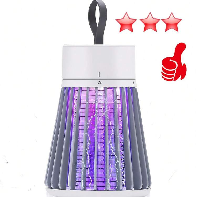 GWL USB Electric Non-Radiation LED Silent Mosquito And Insect Killer Lamp, Suitable For Indoor Mosquito, Fly, Small Fly, And Fruit Fly, Comes With A Small Brush - B - Xem 1