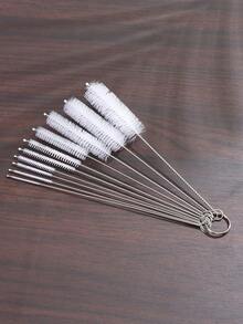 Coffee Machine Portafilter Cleaning Brush, Espresso Handle Powder Bowl Cleaning Brush, Bar Cleaning Brush, Straw Cleaning Brush