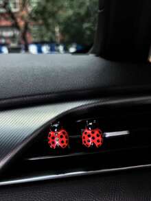 2 pièces Bouches d'aération intérieures de voiture, décorations de climatisation, accessoires d'insectes ajoutant de la vitalité à l'intérieur de la voiture - Taille Unique - Voir 7