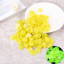 Halloween Party 200pcs Glow In The Dark Stones, Absorb Daylight Like Mysterious Messengers, Shine At Night Like Fairy Lights. Multi-Color Options, Suitable For Ponds, Yards, Halloween Paths, Outdoor Walkways And Pebble Decorations - Multicolor - View 8