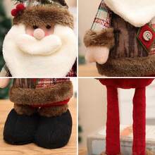 Pluszowa lalka, elastyczna figurka, dekoracja świąteczna, Święty Mikołaj, bałwan, renifer, ozdoby na Boże Narodzenie, Halloween