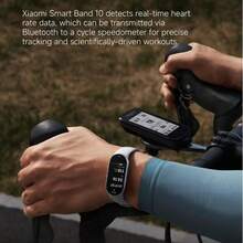 Xiaomi Smart Band 10（标准版）智能手环，150 多种运动模式，1.72 英寸 AMOLED 显示屏，增强型睡眠管理，个性化指导，超长电池寿命，仅支持英语和中文 - 銀色 - 查看 8