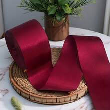 1 pieza Cinta colorida ajustada, decoración navideña y de Halloween, cinta de regalo de poliéster brillante, cinta de satén liso de unicolor, cinta de satén liso extra ancha para decoración de bodas, sillas, regalos, flores, adecuada para manualidades, bodas, cumpleaños - color mixto, suministros hechos a mano, tratamiento de superficie brillante, cara de satén de poliéster, decoración de bodas, borde elegante, textura suave, organizador de eventos, Ancho: 3.8cm, Longitud: 20m