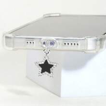 2 Stücke/6 Stücke/12 Stücke Ladeanschluss Staubschutz, Kopfhöreranschluss Staubschutz geeignet für Apple/Typ-C Handys, Ladeanschluss Dekoration