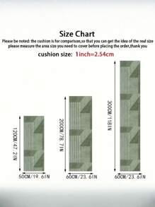 1 块现代超长走廊地毯，100% 涤纶，可机洗，防滑，防污，针织，适用于人流量大的区域、客厅、卧室、家庭办公室、厨房、房间装饰，机器制造