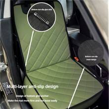 Cubierta de asiento de coche para mascotas de talla grande, protector de asiento delantero impermeable, para SUV, camioneta y sedán, sistema de confort de viaje para mascotas