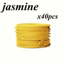 20/40/80/100个茉莉花香线圈 - 天然香氛螺旋香 | 燃烧时间长 | 适用于庭院、门廊、泳池边、露营和花园 | 夏季礼物和家居装饰，户外香线圈 - 茉莉 - 查看 10