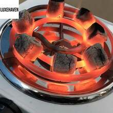 Estufa eléctrica de doble cabezal para uso doméstico colores aleatorios cocina rápida y eficiente ahorro energía - Tipo de Enchufe A USA (110-127V) - Ver 3