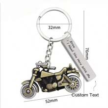 Customized Laser Engraved Text/Pattern Motorcycle Model Pendant Keychain, Club/Competition Souvenir Small Gift, "Drive" Keychain - Motorcycle Series - View 15