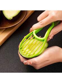 10 件二合一牛油果切片器和去核器 - 塑料材质，易于切片和去核，非常适合家庭和餐厅使用，牛油果切片工具 | 现代厨房小工具 | 塑料小工具，牛油果切片器 - 彩色 - 查看 5