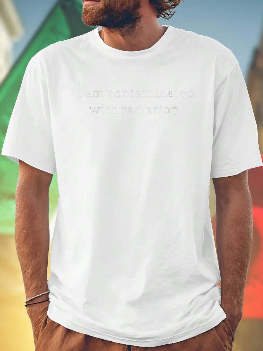 T shirt uomo Contaminated Radiation moda streetwear comoda traspirante alta qualità look moderno nuova collezione outfit quotidiano regalo originale  esclusiva edizione limitata sconto imperdibile