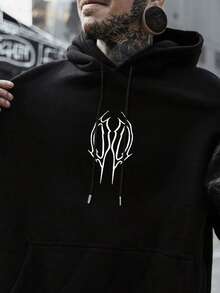 Vintage Drawstring Hoodie Sweatshirt For Men, Hot Selling Popular Item, Must-Have Autumn/Winter 2025 Fashionable