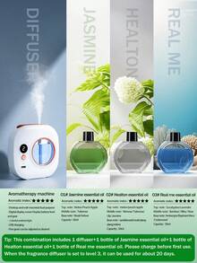 جهاز نشر العطور للاستخدام المنزلي، جهاز عطور قابل للشحن، رذاذ عطري كهربائي قابل للتركيب على الحائط، مع إضاءة محيطة ملونة، 5 أوضاع عمل قابلة للتعديل، 6 نكهات عطرية للاختيار من بينها، رائحة طبيعية وطازجة، يمكن وضعه في غرفة النوم، غرفة المعيشة، المكتب، الحمام، غرفة الغسيل، غرفة الحيوانات الأليفة.