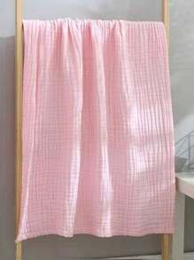 1pc 110*110cm 6-Layer Gauze Bubble Muslin Baby Bath Towel Blanket - Multicolor - View 3