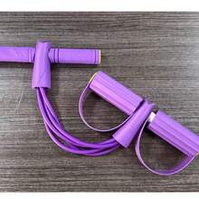 1件脚踏拉力器小燕飞拉力器仰卧起坐辅助器家用减肚子健身器材家庭健身仰卧起坐辅助器健身器材瑜伽腹部辅助器多功能收腹器 - 彩色 - 查看 9