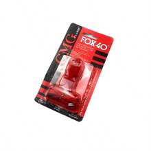 1pc Fox Whistle Outdoor Sports Referee Rescue Whistle With Teeth Guard, High Pitch Whistle For Volleyball, Basketball, Football Match And Training