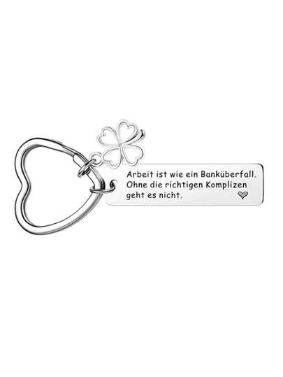 Llavero de despedida, adecuado para cambio de trabajo, jubilación, regalos de apreciación para compañeros de trabajo, colegas, socios, casual, lindo, elegante, favor de fiesta de acero inoxidable