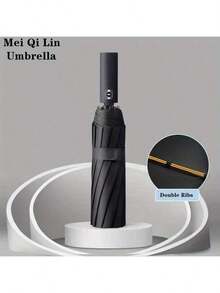 1 szt. Kolor losowy, Różnica w kolorze partii, 12 żeberek podwójnego parasola, co odpowiada 24 żebrom automatycznego parasola biznesowego, Duży parasol golfowy, Wzmocniona wiatroszczelność i deszczoodporność, Powiększony daszek parasola, Wodoodporność i ochrona przed promieniowaniem UV, Wysokiej jakości składany parasol, Duży parasol ogrodowy, Parasol biznesowy dla dojrzałych mężczyzn, Parasol na słońce i deszcz