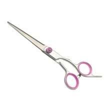 2pcs Professional Hair Cutting Scissors Set, Stainless Steel Home Hairdressing Scissors, Pink, Hairstyling Tools, Salon Beauty Travel Essentials - Pink - View 8