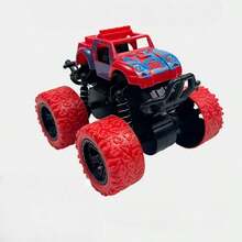 1pc Macaron Color Toy 4WD Inertial Off-Road Car, Stunt Car, Durable Toy Car For Flea Market, Suitable For Boys And Girls, Outdoor And Indoor Interactive Toy Car, Portable Mini Stunt Toy Car, Suitable As Classroom Rewards - Multicolor - View 7