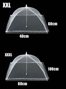 1Pc, Large Foldable Food CoverAnti-Fly Kitchen & Outdoor Camping Mesh Tent