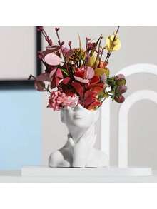 Symbolic Hand Sculpture Vase - Made Of Ceramic-Like Resin, Meaning Blessings, Suitable For Spring Home Altar/Wedding Decor, Cream White Modern Art Piece, Can Be Paired With Sunflowers, Reed Bundles, Etc. (Christmas/Halloween/Thanksgiving/Easter/Valentine's Day/Mother's Day, A Gift Of Hope) Home Decor, Room Decor, Vase, Glass Vase - Multicolor - View 8