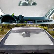 Easy Install Sunshade Curtain Set - Suitable For Doors, Windows And Car Windows | Heat And UV Protection | Classic Home Decor Style (Suction Cups Included)