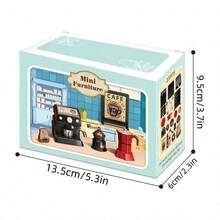 5pcs Mini Coffee Machines, Dollhouse Beautiful Mini Coffee Machines, Dollhouse Model Ornaments, DIY Scene Ornaments, Micro Scene Decorations, Coffee Machine Models, Micro Scene Shooting Props Ornaments, Micro Scene Home Appliance Ornaments