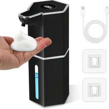 新款方形皂液器，创新设计带观察窗，提供液体和泡沫两种款式，壁挂式或台面式使用，统一Type-C USB充电，4档可调液体输出，适用于办公室、酒店、家庭和学校 - 新款 - 查看 22