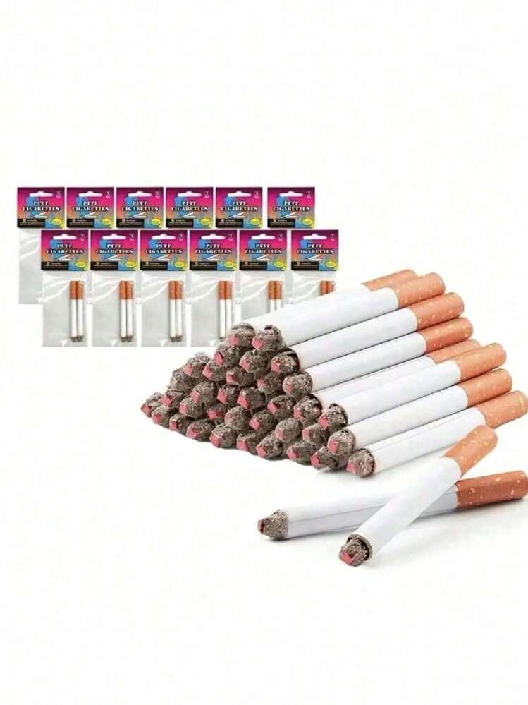 1 件 2025 新款逼真假香烟玩具道具、搞笑恶作剧玩具、派对道具魔术玩具、表演道具、生日礼物 - 毕业礼物 - 愚人节礼物 - 节日礼物 - 完美礼物 - 礼物（纸质假香烟，轻微瑕疵，谨慎竞价） - 彩色 - 查看 4