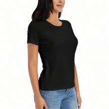 Women T-Shirts - Black - View 3