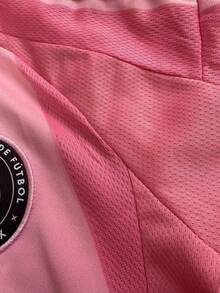 Professional Player Version Jersey With Antibacterial And Odor Resistant Fabric, Lightning Fast Drying Technology, Classic Color Matching, Breathable And Non Stuffy Football Shirt, Suitable For Both Matches And Training - 粉色 - 查看 3