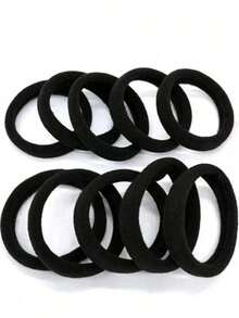 200/100 Thick Women's Headbands, Pure Black Daily Elastic Headbands, Simple Ponytail Headbands, Elegant Style, High Elasticity Needle Free Hair Accessories, Suitable For Daily Life, Shower Headbands, Sports, Fitness, Holiday Gifts, Souvenirs, Elastic Ponytail Headbands, Bathroom Hair Accessories, Headbands, Home Bathroom Decor Fall Decor Back To School Hair Accessories