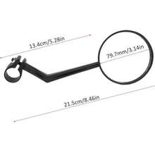 Pair Of Rearview Mirrors For Bicycle Or Electric Skate, Rotating 360 Degrees, Size 3 Inches