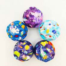 Colorful Gradient High Elastic PU Bouncy Ball, Outdoor Exercise Interactive Game Toy, Cheap Small Toy, Fitness Hand Toss Ball, Solid Color Small Bouncy Ball, Birthday Gift, Holiday Gift, Classic Bestseller - Multicolor - View 4