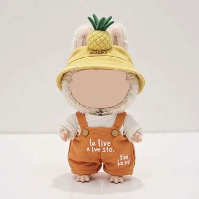 17cm "Fruit Party" Doll Outfit Replacement Set, Cute Figurine Doll Clothes For LABUBU