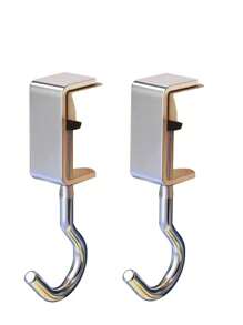 3pcs Portable Desk Bag Hooks, Suitable For Classroom, Student Backpacks, Desk Briefcases, Side Desks, Non-Slip Design, Detachable & Movable, Heavy Duty, Ideal For School, Home And Office Storage, Back To School Essential