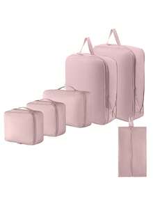 8-1 Travel Bag, Multi-Functional Storage Bag, Travel Storage Bag, Clothing Classification And Organization Bag, Summer Travel Luggage Packing Bag, Suitcase Clothing Storage Bag, Travel Clothing Organization Includes Makeup Bag, Luggage Storage Bag