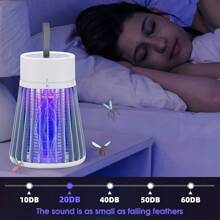 GWL USB Electric Non-Radiation LED Silent Mosquito And Insect Killer Lamp, Suitable For Indoor Mosquito, Fly, Small Fly, And Fruit Fly, Comes With A Small Brush - A - View 4