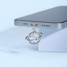 2 Stücke/6 Stücke/12 Stücke Ladeanschluss Staubschutz, Kopfhöreranschluss Staubschutz geeignet für Apple/Typ-C Handys, Ladeanschluss Dekoration