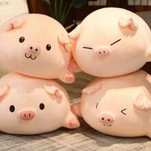 可爱小猪毛绒玩具，抱枕，沙发靠垫，卧室伴侣玩具，毛绒小猪，萌萌的小猪毛绒玩具，睡眠小猪玩偶，超柔软毛绒玩具，节日礼物，生日礼物，情人节礼物，玩具，史迪奇，怪奇物语，游戏，情人节礼物，儿童派对礼物，玩具，，艾莉猫，毛绒玩具，毛绒玩偶，复活节，斋月，斋月吉祥 - 彩色 - 查看 7