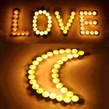 150/100/50/20/10支装圆形迷你无烟蜡烛。适合生日派对，营造浪漫无烟氛围。茶蜡/迷你蜡烛是婚礼、节日和派对装饰的完美之选。茶蜡烛台是打造装饰、派对和庆典的理想之选。优雅的蜡烛可燃烧1.5-2小时。 - 彩色 - 查看 3