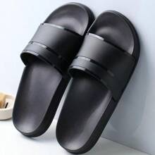 Casual Versatile Minimalist Black New Slippers