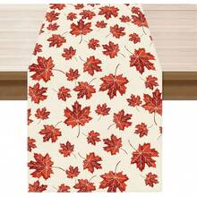Herbst Ahorn Blatt Tischdecke Tisch Dekoration, Mehrere Größen für Küche, Esszimmer, Herbst Heim Dekoration - Verschiedenfarbig - Übersicht 8