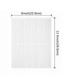 10/30pcs White Brick Pattern Self-Adhesive Tile Stickers, Easy To Peel And Stick Ceramic Tile, Waterproof Wallpaper Suitable For Living Room, Kitchen Backsplash, Bathroom, Zellige Style